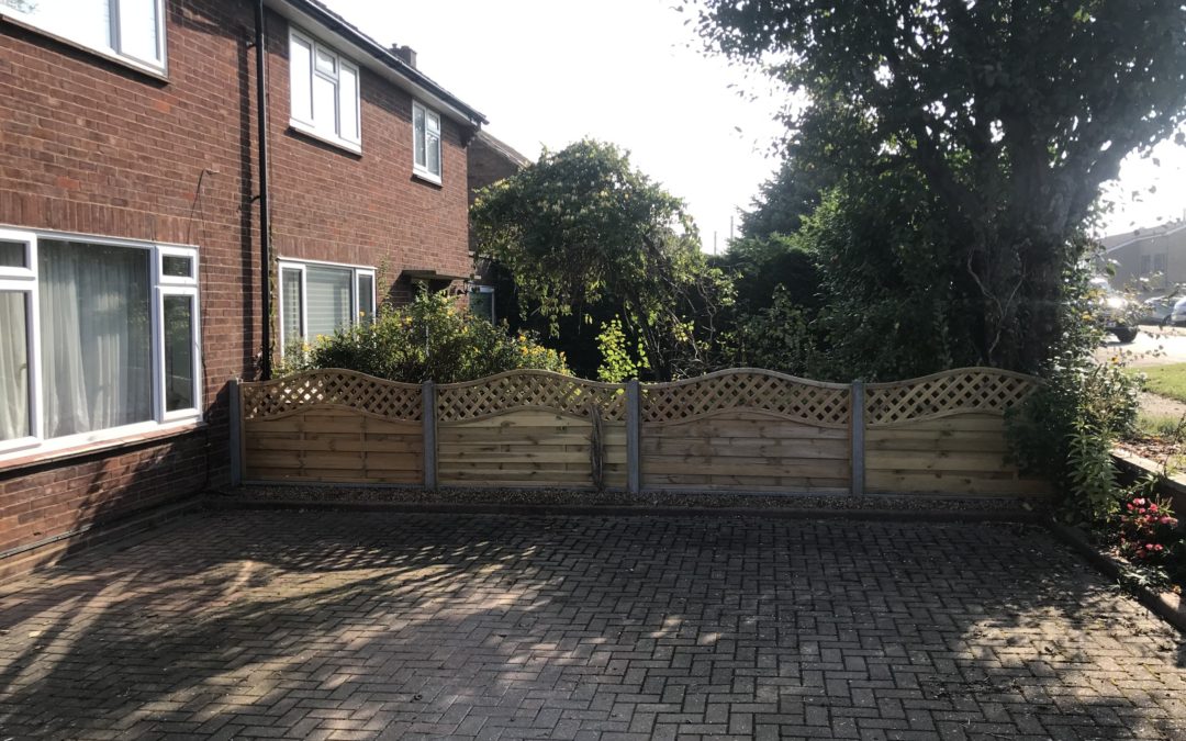 Recent fencing job